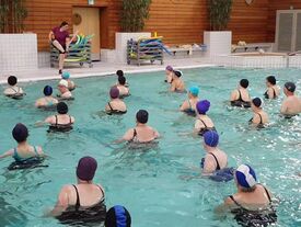 Le bassin d'apprentissage est destiné au cours d'aquasenior