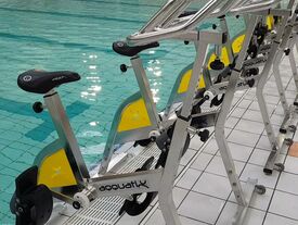 Notre gamme de vélos utilisés pour les cours d'aquabike