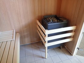 Les pierres chaudes du sauna