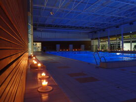 Vue du bassin sportif