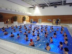 Vue d'ensemble du cours d'aquagym